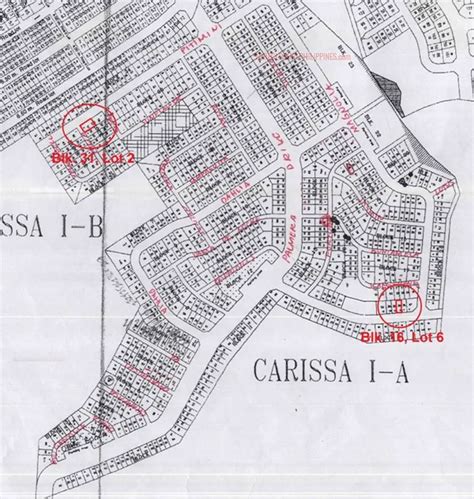 Carissa Homes Phase 1 Map .